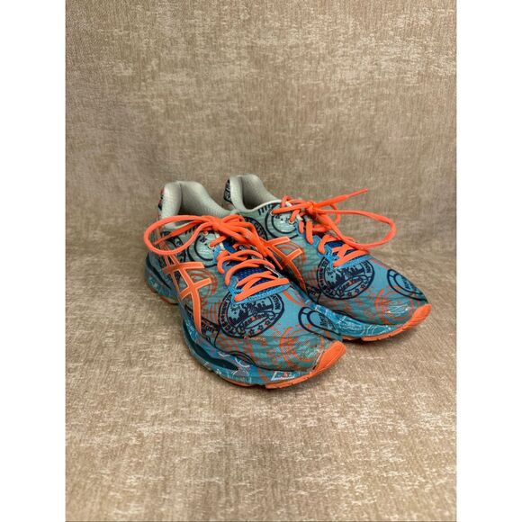 ASICS Men\'s GEL-Nimbus 18 NYC Mesh Athletic Running Shoes Multicolor Size 9-9.5 main image 10